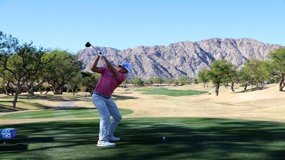 Hudson Swafford on his way to winning American Express 2022
